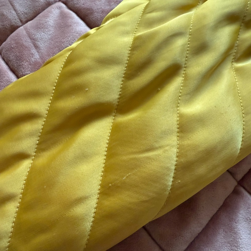 Classic Rock Couture Size Medium Yellow Quilted rising sun Women's Jacket - Picture 10 of 16
